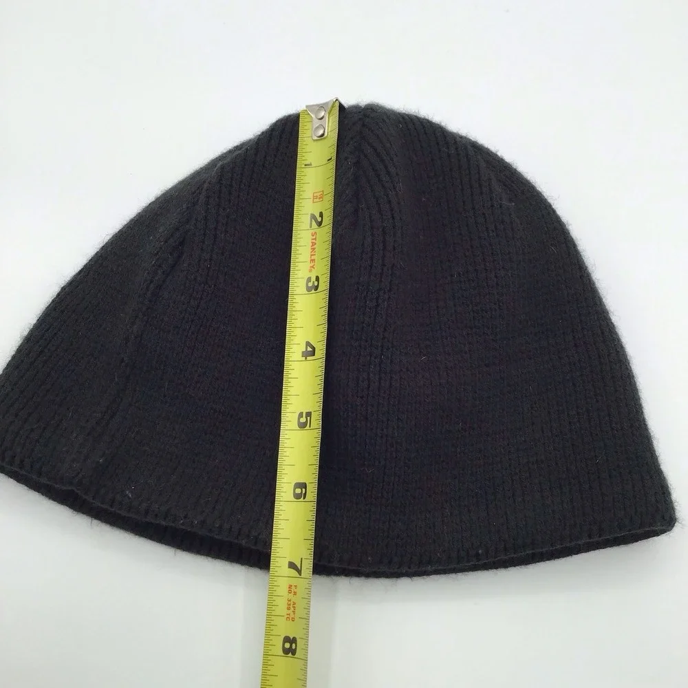 The North Face Black Fleece Lined Knit Beanie Hat Adult One Size